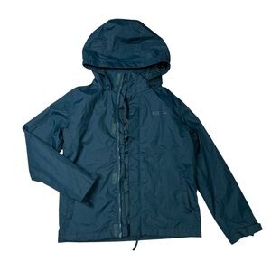 Mountain‎ Hardwear Kids Teal Raincoat Fall Spring Jacket Forrest Green